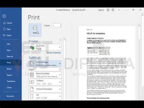 Print odd pages only. - YouTube