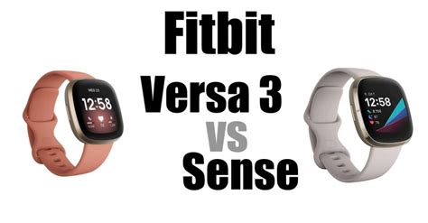 Fitbit Versa 3 vs Sense - Welche ist besser?