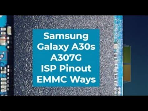 Samsung Galaxy A30s A307G ISP Pinout Jumper Ways Format FRP Boot Repairing By GSM Free Equipment ...