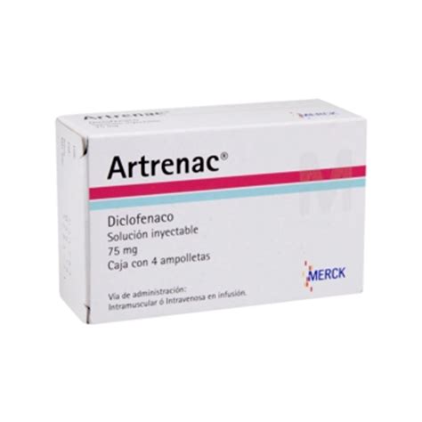 ARTRENAC 75 MG (Diclofenaco) solución inyectable *THIS PRODUCT IS ONLY ...