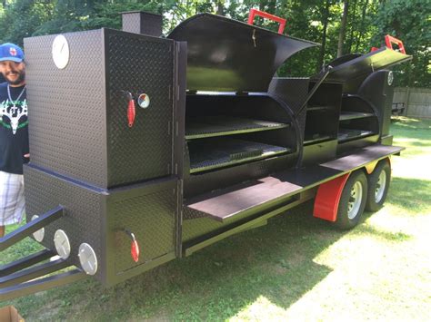 Large Commercial Grade BBQ Smoker Trailer for Any Restaurant or Large ...