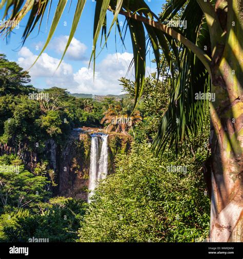 Hiking to chamarel waterfall hi-res stock photography and images - Alamy