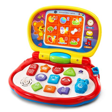 VTech Brilliant Baby Laptop Teaches Colors, Shapes, Animals and Music - Walmart.com