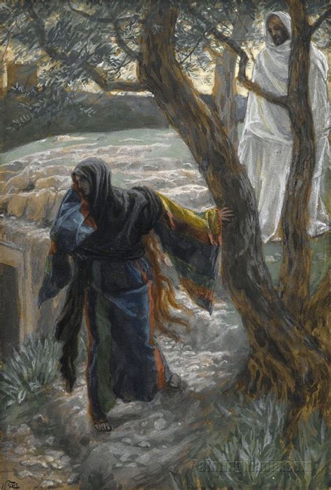 Jesus Appears to Mary Magdalene - James Tissot Paintings