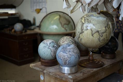 Bellerby Co Globemakers. Mini Desk Globes, Livingstone Globe Traditional Globe. London Studio ...