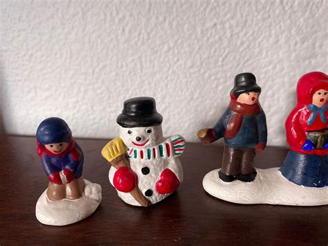 Rare Vintage Christmas Village Figurines - Etsy