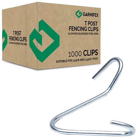 Buy T Post Fence Clips 1000 | Wire Fence Clips | Fencing Clips for securing Non Electric Fencing ...