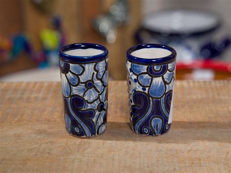 Tequila Shot Glass Set – Enchanted Talavera