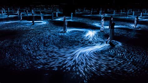 Japanese art collective TeamLab create a sea of spiralling whirlpools for the NGV Triennial ...