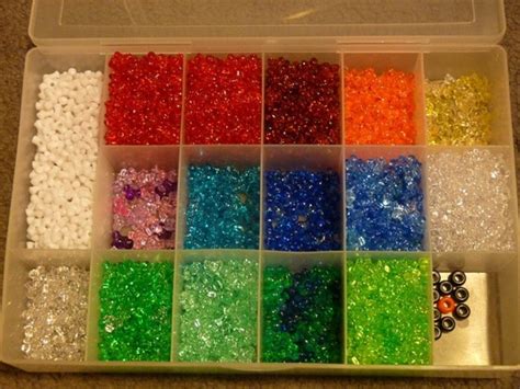 Huge Lot of DIY Tri Beads 1 lb 11 oz 765 g Great for