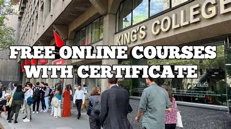 King's College London Free Online Courses With Certificate - Career Opportunities