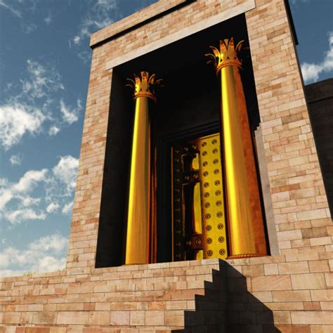 Temple of Solomon 3D Model for Ancient World Art; Blender Supported ...