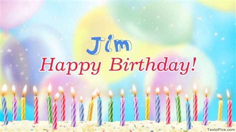 Cool congratulations for Happy Birthday of Jim.