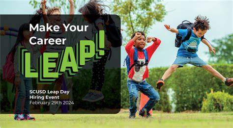 SCUSD Leap Day Hiring Event - Certificated Open to All! at Sacramento ...