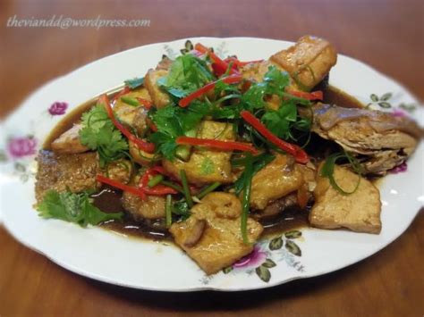 Braised Fish With Tofu In Oyster Sauce (Threadfin) | Tofu dishes, Braised, Tofu