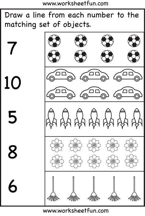 Counting – 6 Worksheets | Preschool worksheets, Preschool math worksheets, Kindergarten math ...