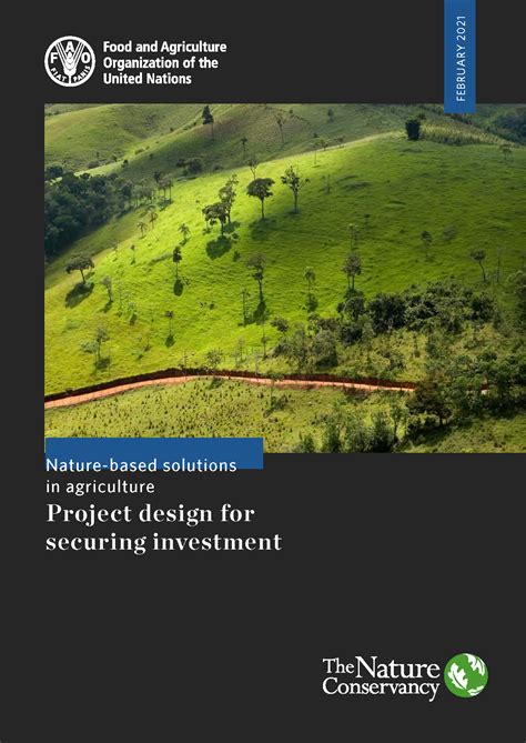 Nature-based Solutions in agriculture: Project design for securing investment - KNOWLEDGE ...