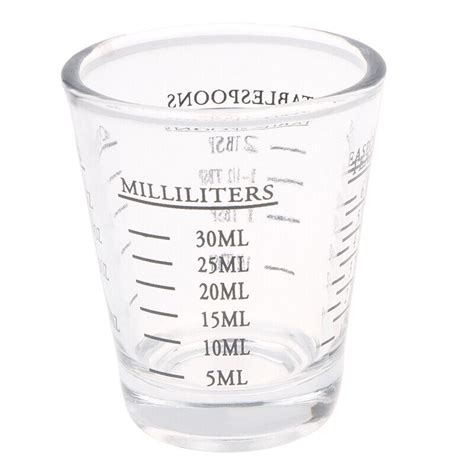1Pc 50/100 ML Glass Measuring Cup with Scale Shot Glass Liquid Glass Ounce S_xi | eBay
