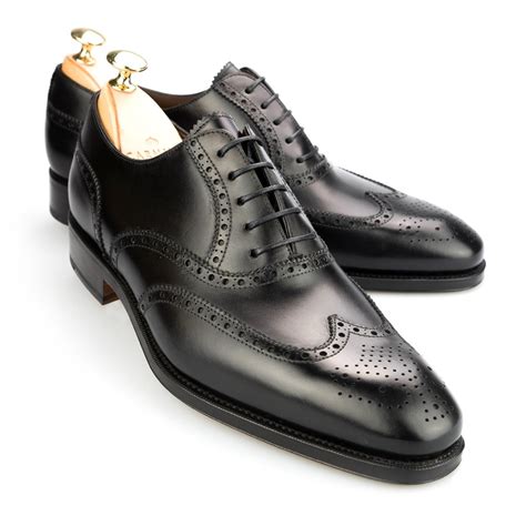 WINGTIP DRESS OXFORDS IN BLACK CALF | CARMINA