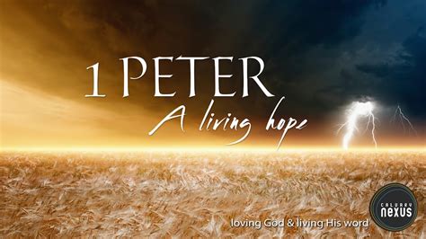 1 Peter 1:1-12 - A Living Hope - YouTube