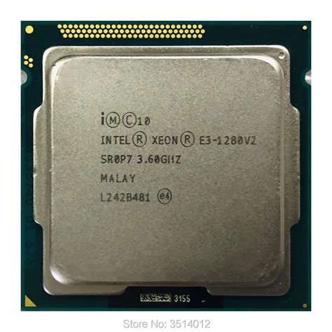 Intel Xeon E3 1280 v2 E3 1280v2 E3 1280 v2 3.6 GHz Quad Core Eight ...