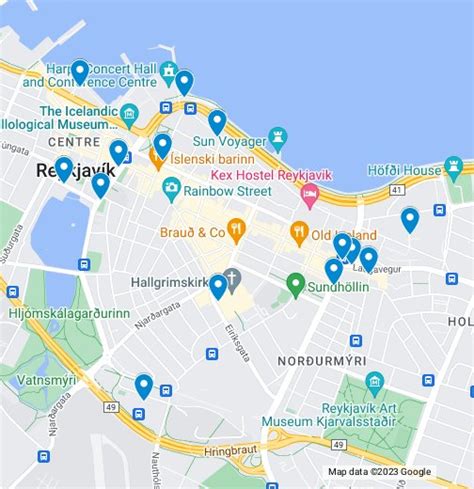 Bus Stops - Reykjavik Excursions - Google My Maps