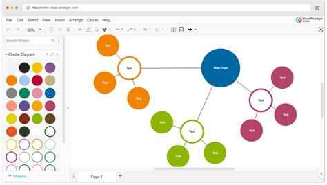 Online Cluster Diagram Tool