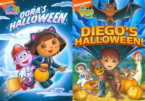 Dora the Explorer: Dora's Halloween/Go Diego Go!: Diego's Halloween [2 Discs] (DVD) (English ...