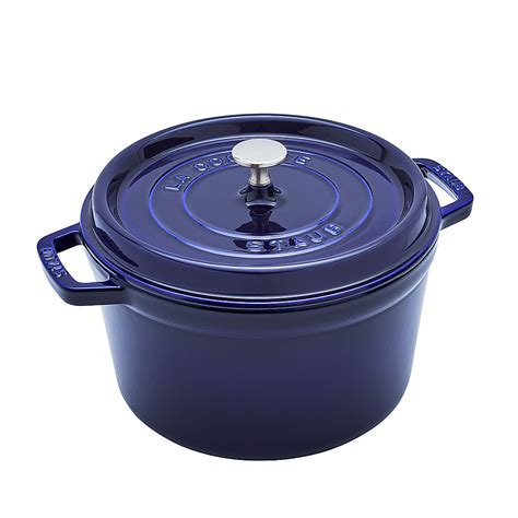 Staub Cast Iron 5-qt Tall Cocotte Dark Blue Dark Blue 12502491 - Best Buy