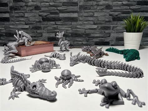 Top 11 Articulated 3D print Animals - 3DPTK.com