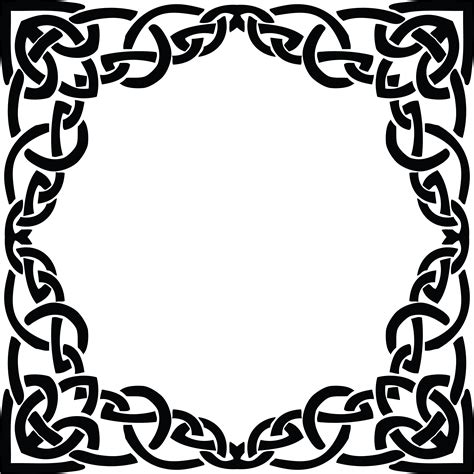 Celtic Knot Wedding Clipart Border