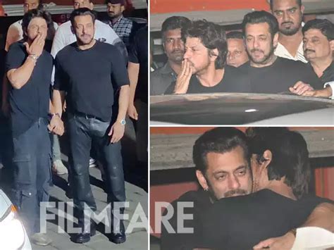 Shah Rukh Khan hugs Salman Khan at his birthday bash. See pics ...