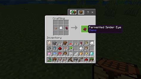 How to Make a Fermented Spider Eye in Minecraft