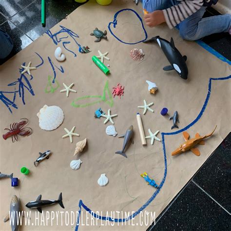 Make an Aquarium: An Easy Art Activity - Happy Toddler Playtime