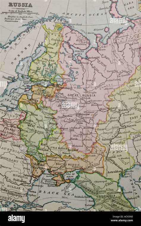 Map Of Russia 100 Years Ago - Fayina Theodosia