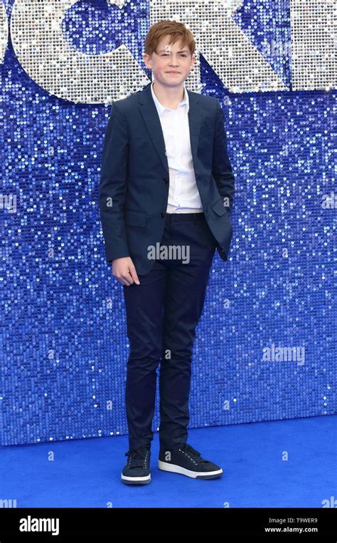 Kit Connor attends the UK Premiere of Rocketman at the Odeon Luxe, Leicester Square Stock Photo ...