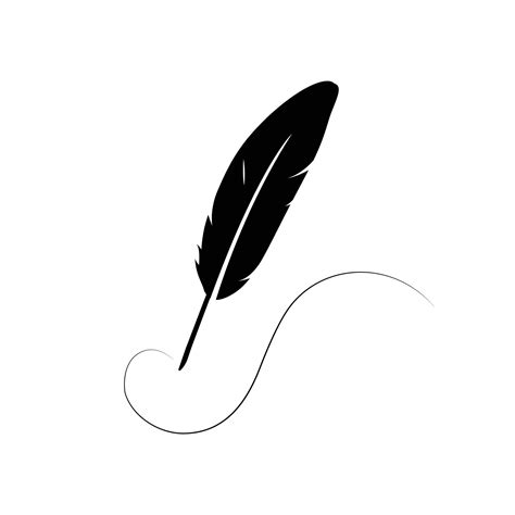 Feather pen logo vector 17091414 Vector Art at Vecteezy