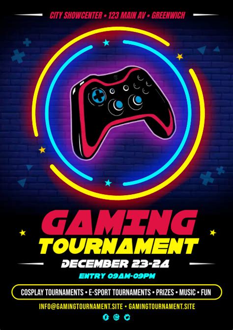 Copy of GAMING TOURNAMENT POSTER | PosterMyWall