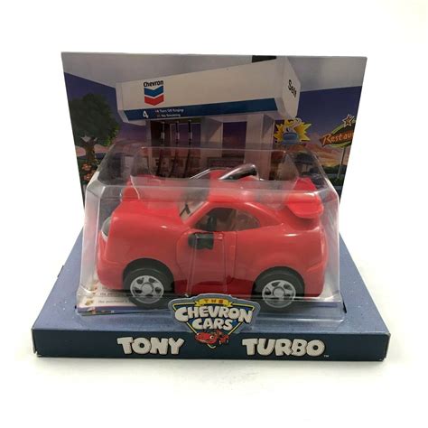 NEW Chevron Cars TONY TURBO Toy Car #3 in Series Collectible VINTAGE Toys 1996 - Chevron ...