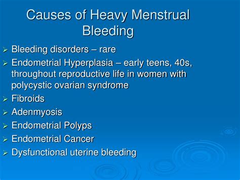 PPT - Heavy Menstrual Bleeding PowerPoint Presentation, free download ...