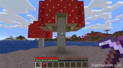 How to make a Red Mushroom Block in Minecraft