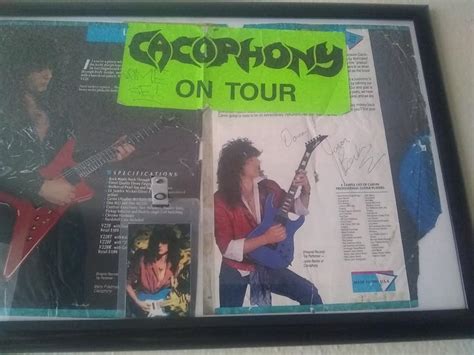 Photos: Jason Becker Cacophony Tour Sticker, Pass & Autograph | Jason Becker