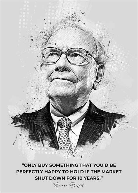 'Warren Buffett' Poster, picture, metal print, paint by Creative Shop ...