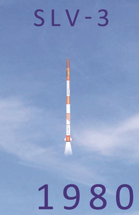 India's First Satellite Launch Vehicle SLV 3.