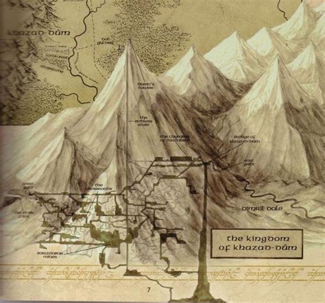 Immagine - Mappa di Khazad-dûm.jpg | Tolkienpedia | FANDOM powered by Wikia