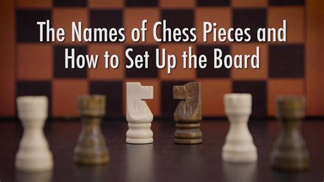 Chess Pieces Names