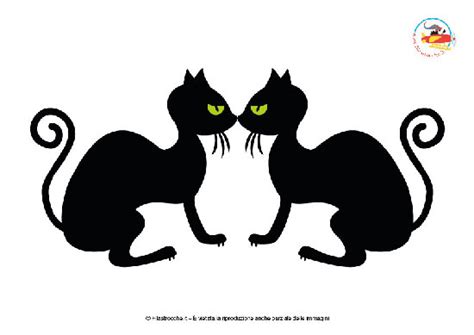 Gatto nero per Halloween - Filastrocche.it