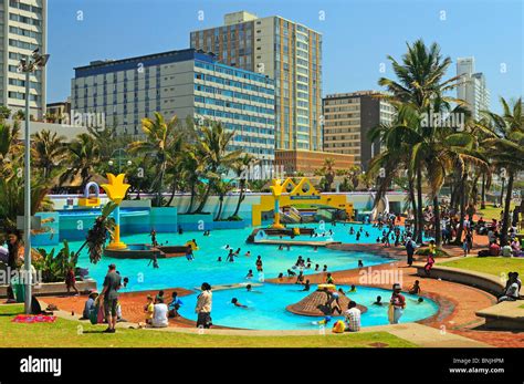 South Beach Pool Durban city Kwazulu Natal South Africa. Tourists Stock Photo: 30527244 - Alamy