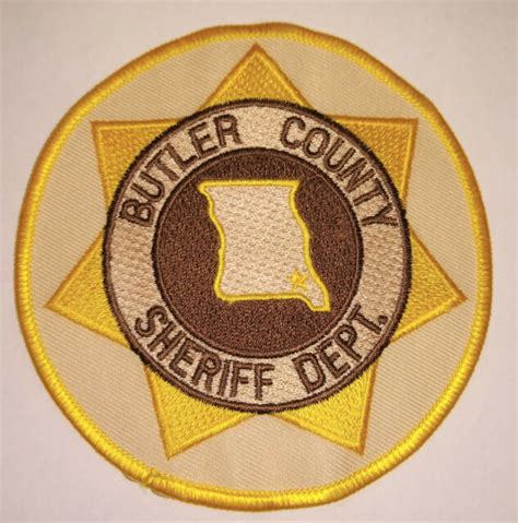 Butler County Missouri Sheriff Dept Patch // FREE US SHIPPING! | eBay