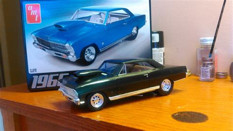 1966 Chevy Nova Pro Street -- Plastic Model Car Kit -- 1/25 Scale -- #636 pictures by garster521